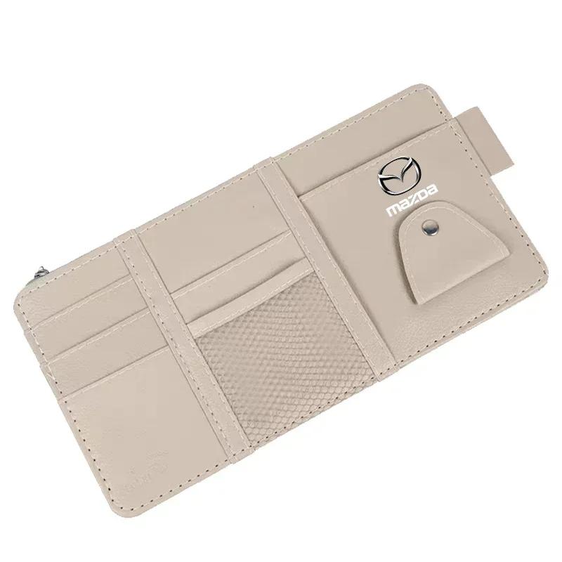 2025 Горячий Органайзер на Козырек Автомобиля Держатель для Солнечных Очков на Козырек Аксессуары для Козырька Для Mazda 2 3 4 5 6 7 8 323 626 MX3 MX5 Axela CX5 CX7