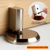 Mute Function No Drill Door Stopper Magnetic-Free Design Invisible Door Stop Door Protection