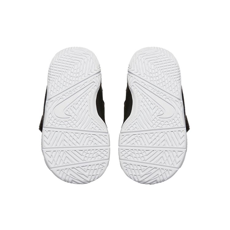 Nike Team Hustle D 8 Удобная амортизация Устойчивость к истиранию Поддержка Низкие Детские Кроссовки Черный Младенец и Малыш 881943-001