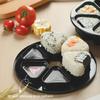 Форма для суши своими руками, треугольный рисовый шарик, ланч-бокс, шарик для риса с луком, пресс для еды, треугольная форма для приготовления суши, набор для суши, кухонные принадлежности