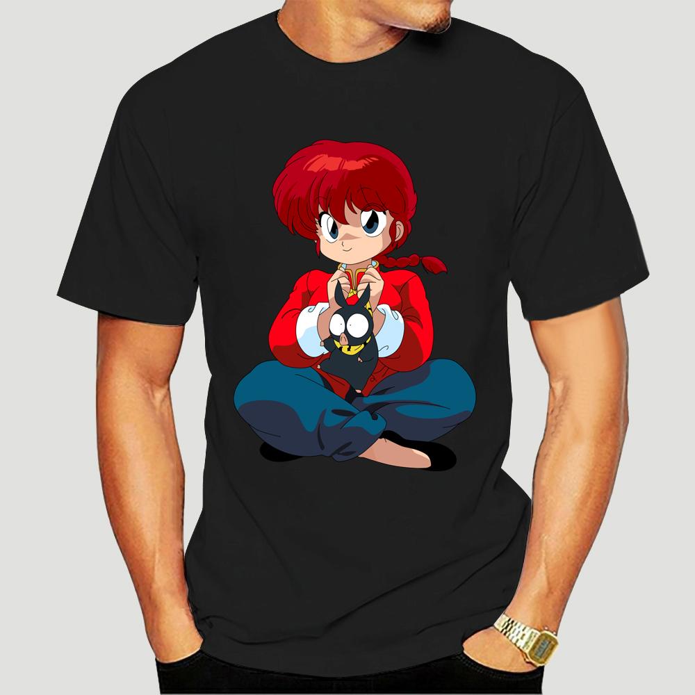 Аниме Ranma NibunnoIchi Футболка с коротким рукавом Мужские футболки Оверсайз Топы Уличная мода Харадзюку