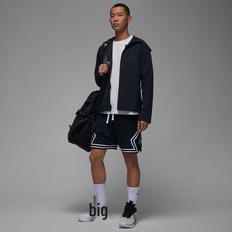 Jordan Мужские спортивные шорты Dri-FIT с контрастной полосой, быстросохнущие