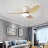 25 Inch 36 Inch Ceiling Fan with Light LED 3 Color 6 Speed DC Motor Fan Remote Control Low Floor Decorative Fan with Lighting
