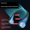 Новый портативный подвесной вентилятор на шею 5000 мАч USB перезаряжаемый безлопастной бесшумный спортивный вентилятор Летний уличный вентилятор с воздушным охлаждением Носимый вентилятор с шейным ремешком