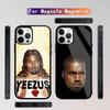 Смешной чехол для телефона K-Kanye West Ye для iPhone 16,15,14,13,12,11,Plus,Pro,Max Mini Магнитная беспроводная зарядка Magsafe