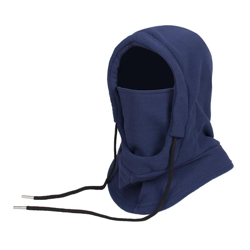 Warm Fleece Balaclava For Men Women Winter Face Mask Neck Warmer Hooded Cap Windproof Thermal Head Cover Beanies Bandana