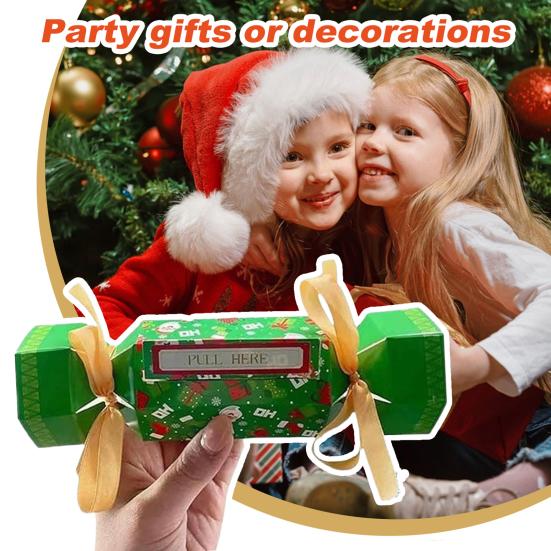 4Pcs Christmas Surprise Money Pull Pouch DIY Cash Pull Out Box with Ribbons Holiday Money Holder for Cash Gift Pull