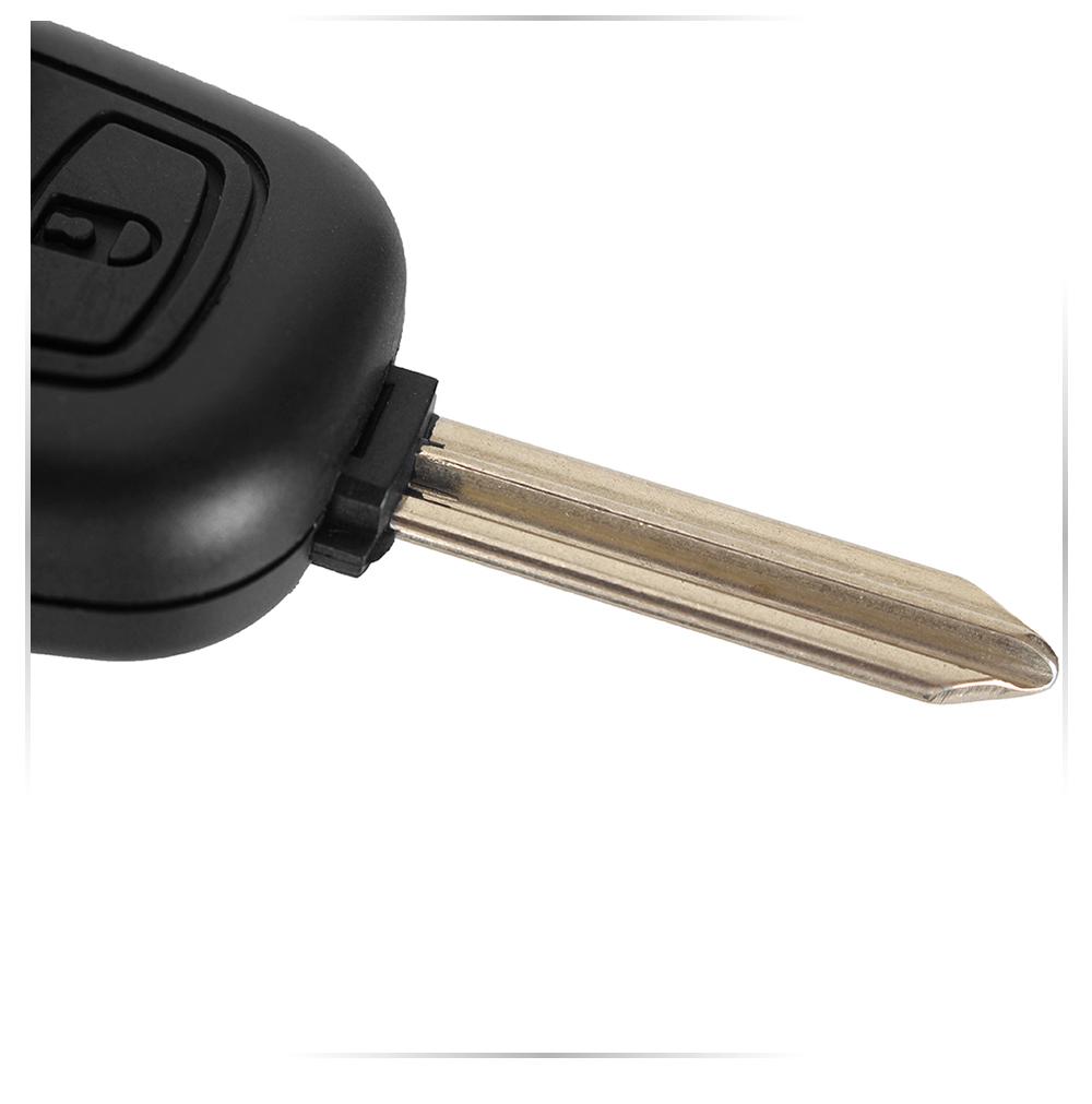 2 Buttons Remote Key Flip Fobs Car Key Case for Peugeot Partner Expert Boxer SX9 Blade Car Key Shell