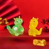 Cute Semi-transparent Lucky Dragon Resin Figurine Desk Ornament Blind Box Accessory
