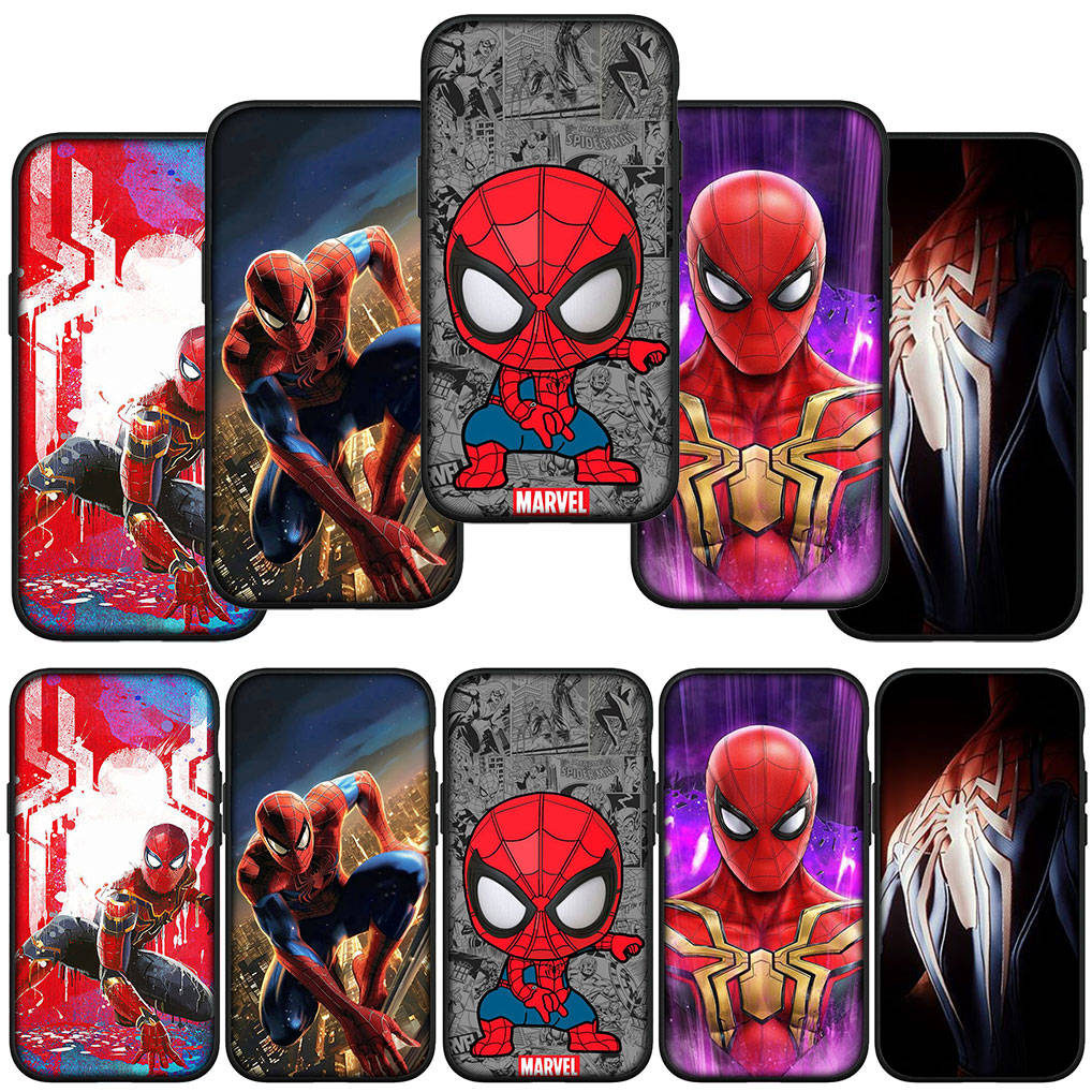 Для Samsung Galaxy S24 S23 iPhone 15 14 Xiaomi Redmi Note 13 12 11 8 Plus 10 9 Pro Max X XR чехол для телефона аниме Человек-паук Человек-паук OPPO Huawei чехол
