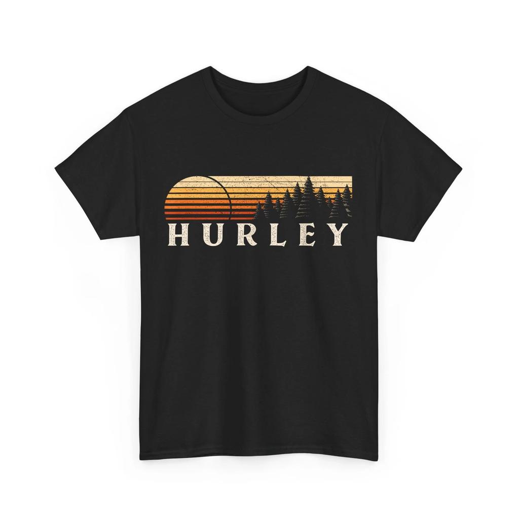 Hurley, KY Vintage Evergreen Sunset Women Men T shirt