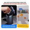 AANU1 Car Trash Can Durable Waterproof ABS Garbage Storage Box For KIA Stinger Optima Cerato Soul Venga Forte Spectra Sedona