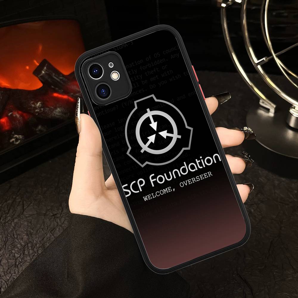 Популярный Sci-Fi Foundation Scp F-Foundation Силиконовый Чехол Для IPhone 16 15 14 13 12 11 Pro Max Plus X XS MAX Ударопрочный Матовый