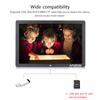 Andoer 17inch LED Digital Photo Frame 1080P High Resolution Electronic Picture Frame MP3 MP4 Video