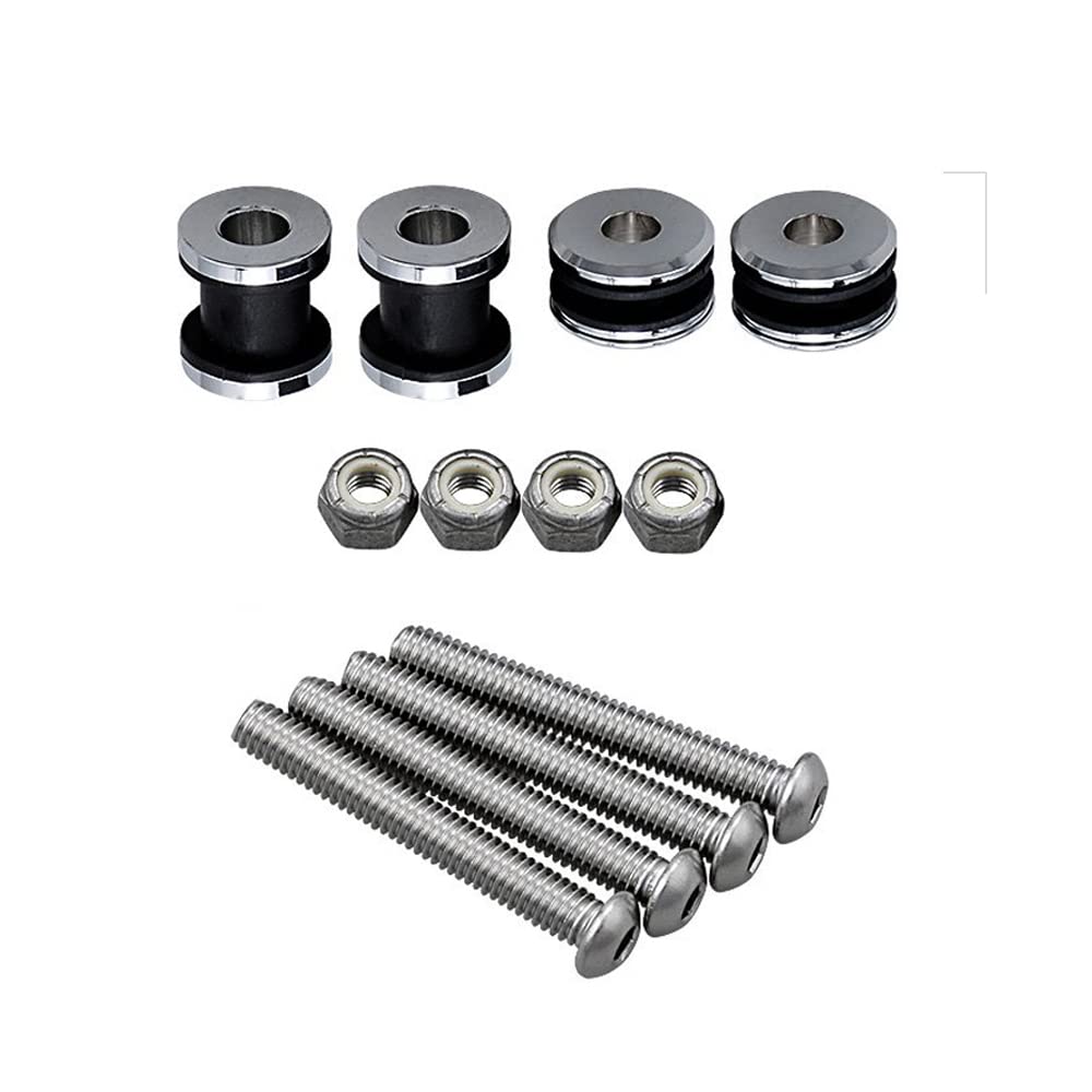 Комплект быстросъемного док-оборудования TCMI H-D Подходит для Harley Sportster XL Съемная спинка 2004-2020, Хром #5