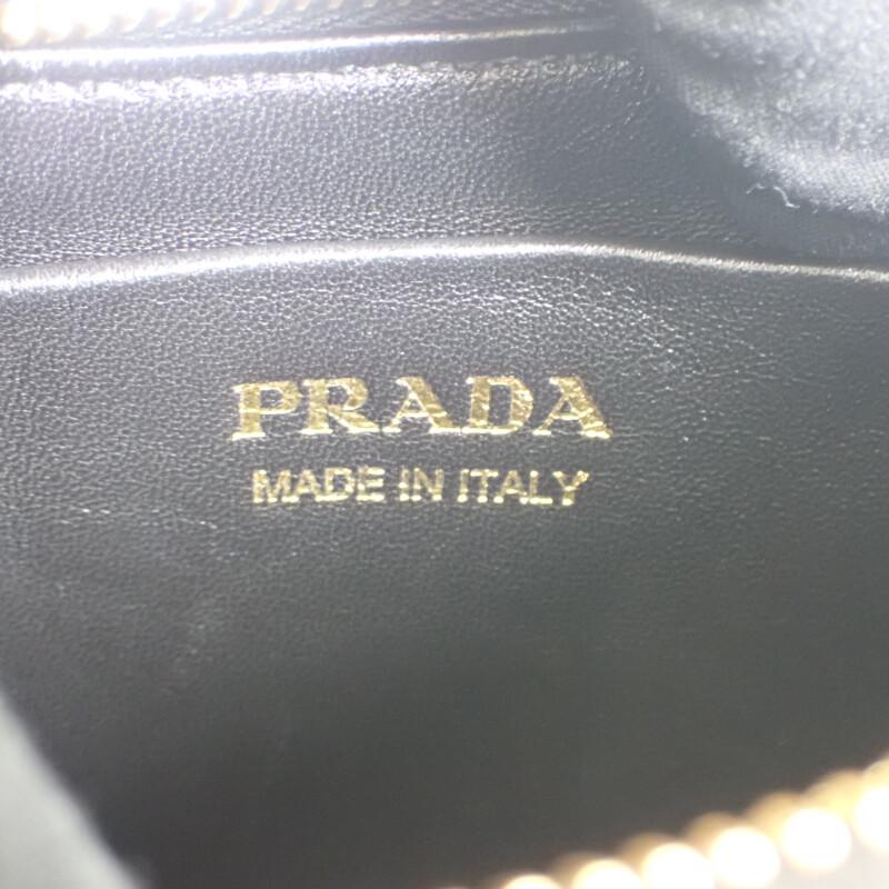 Prada 1BC194_ASK_F0002_V_OOO Сумка на плечо черная телячья кожа женская