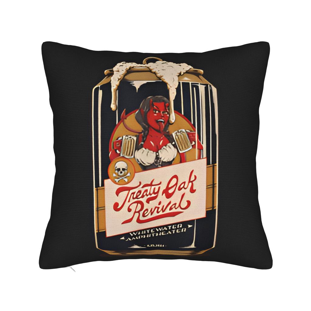 Country Music Band Treaty Oak Revival Pillow Cover Soft Cushion Cover Fashion Pillow Case For Sofa Car Home Decor