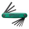 Изготовлено в BONDHUS Hex Wrench Knife Tool с Gorilla Black Oxide Набор из 8 шт. 12634 США, Покрытие Grip®, (Т9, Т10, Т15, Т20, Т25, Т27, Т30, Т40) TF8-12634