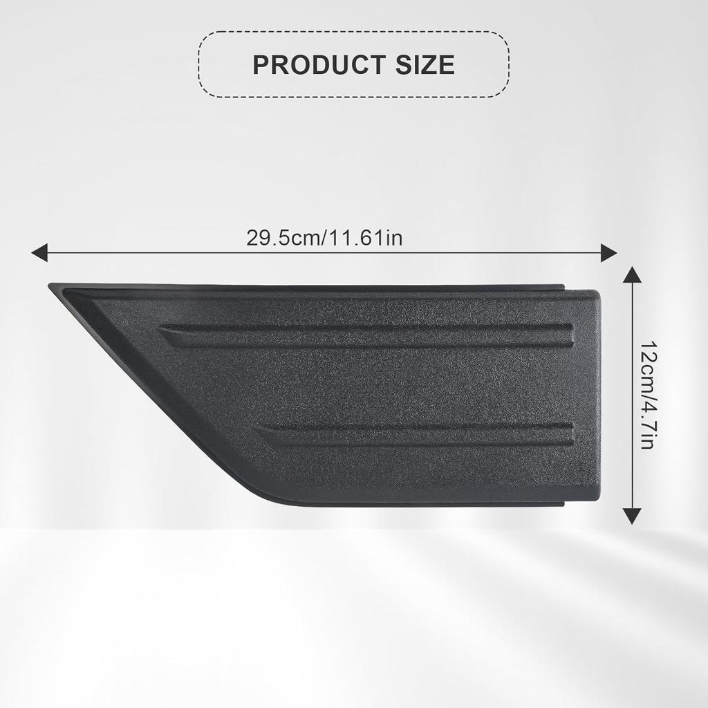 Compatible For Bumper Guard Pad Cap Erts End Cover    Ford F150 F-150 ML3Z-17E810-AA ML3Z-17E811-AA Left Driver & Right Passenger Side