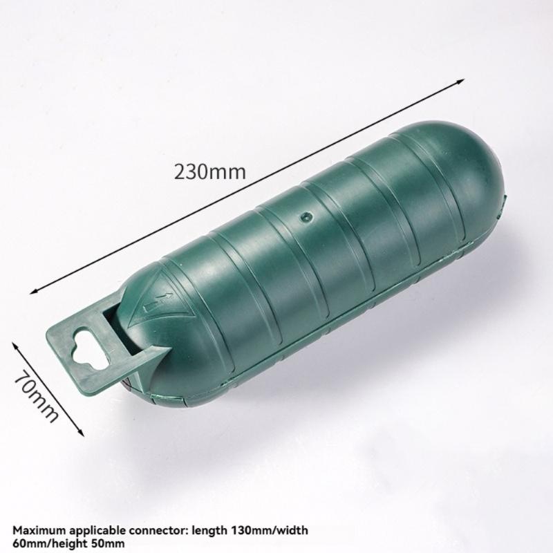Outdoor Extension Cord Safety Cover With Waterproof Seal Weatherproof Electrical Connection Box To Protect Outdoor Outlet Plug