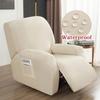 Waterproof Recliner Sofa Cover Non-slip Milk Silk Sofa Covers For Living Room Single Sofa Chair Couch Cover Armchair Covers Home