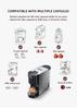 Coffee Machine 5in1 Multiple Capsule Espresso Dolce Milk&Nespresso&ESE Pod&Powder Coffee Maker Stainless Metal H3A