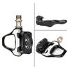 Light weight Clipless Bicycles Pedals with Cleats Universals Road Bike Cycling Pedals Bicycles Locking Pedals Easy to Use