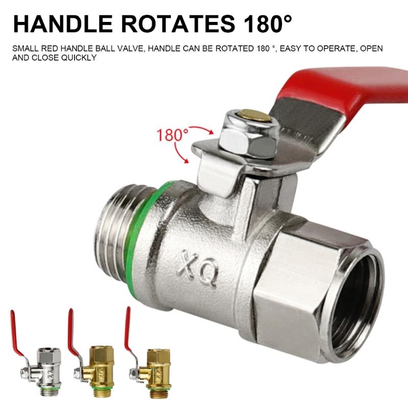 Stainless Steel Handle Valves Female And Male Thread Valves Shut Down Switch Water Gas Oil Switch Fitting