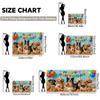 2D Flat Backdrop1pc Birthday Backdrop Banner Polyester Wall Decor For Living Room Bedroom Office Outdoor Decor Party Holiday Gift