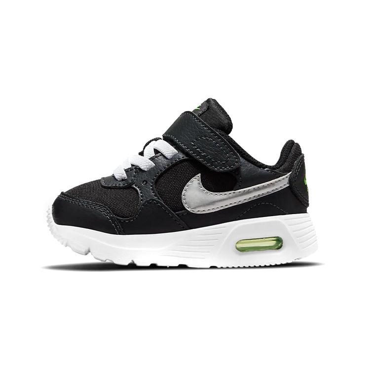 Nike Кроссовки Air Max SC Устойчивые к истиранию Дышащие Низкие Детские Черные Для младенцев и малышей CZ5361-005