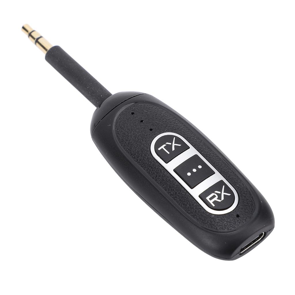 Wireless Ble Adapter BT 5.4 Low Latency Receive Transmit Adapter with 3.5mm AUX Jack for Phone