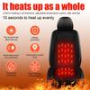 12-24V Car Heated Seat Cushion Warm Winter Universal Fast Heating Pad Seat Covers Swan Velvet Seat Protector for Tesla Benz Etc.