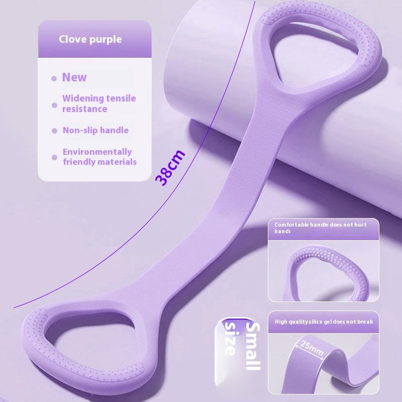 8-Shaped Pull-Up Device For Shoulder Slimming And Back Training, Yoga Fitness And Stretching Band With Yoga Elasticity