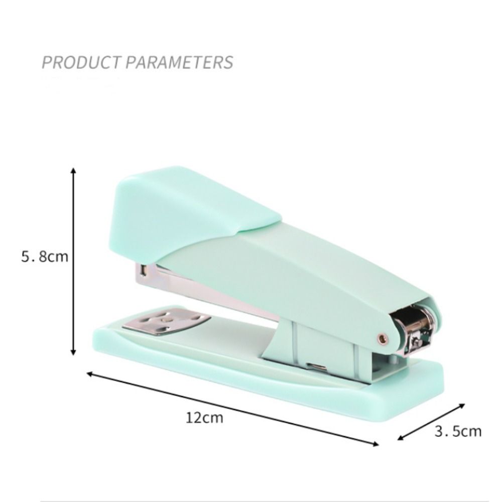 Степлер большого размера, экономящий усилия, цвета макарон, машина для сшивания бумаги, школьные принадлежности