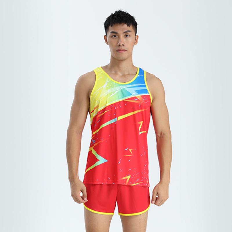 Тренировочный костюм для легкой атлетики для мужчин и женщин: Спортивная одежда для спринта и марафона с шортами для уроков физкультуры в начальной школе