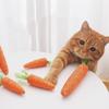 Игрушка для кошек Морковка Звук Товары для животных Устойчивая к укусам бумажная веревка Когтеточка Чистка зубов Интерактивная игра Кошка Морковка Жевательная игрушка для кошек