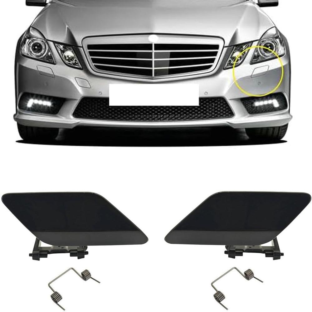 Пара накладок на форсунки омывателя фар Левая и Правая Для Mercedes E-Class W212 2009-2013
