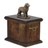 Newfoundland, Newfs, Newfies - urn for the ashes of a dog, urn with a statuette, elegant urn in the classic style of the Art-Dog brand