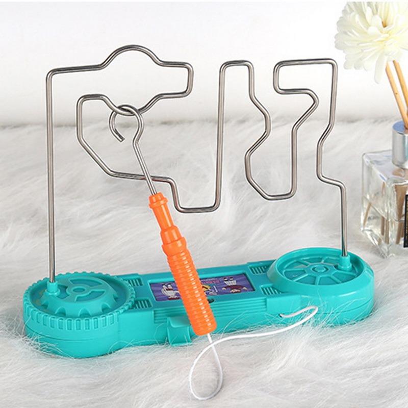 Kids Collision Electric Shock Toy Education Electric Touch Maze Game Party Funny Game Science Experiment Toys Children Gift