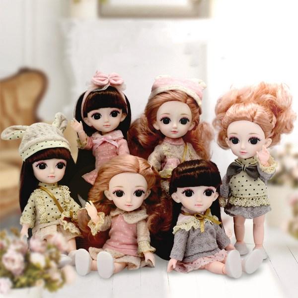 Шарнирная кукла Think Sweetie Angela, 16см, доставка случайным образом