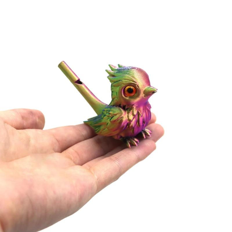 3D Printing Bird Whistle Boys Gift Simulated Bird Musical Instrument Water Injection Sound-changing Whistle Ornament Crafts