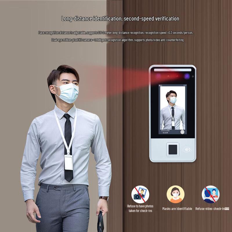 Realand Waterproof Dynamic Facial Recognition Access Control F648SZ CN plug (adapter included)