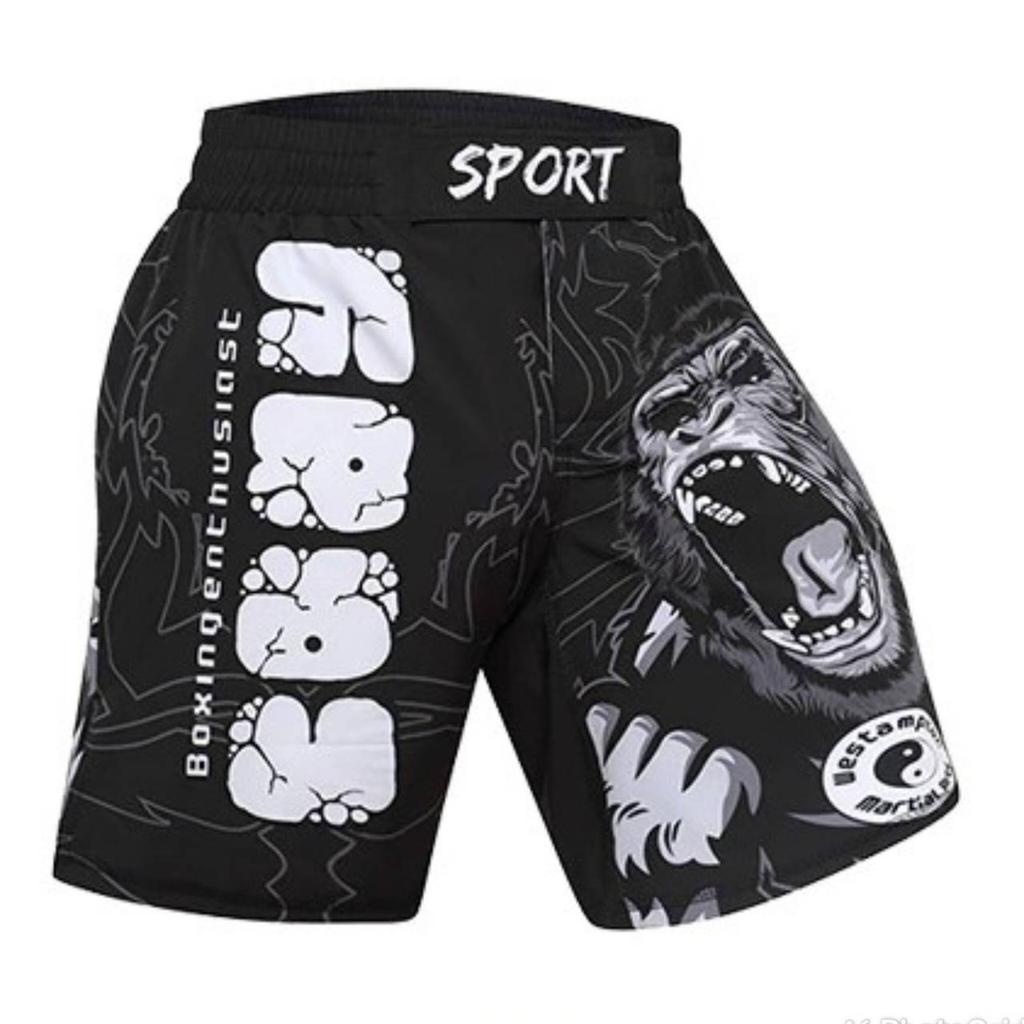 Мужские боксерские штаны с принтом, шорты для ММА, шорты для кикбоксинга, борьбы с борьбой, шорты для тайского бокса Tiger, дешевая одежда для ММА