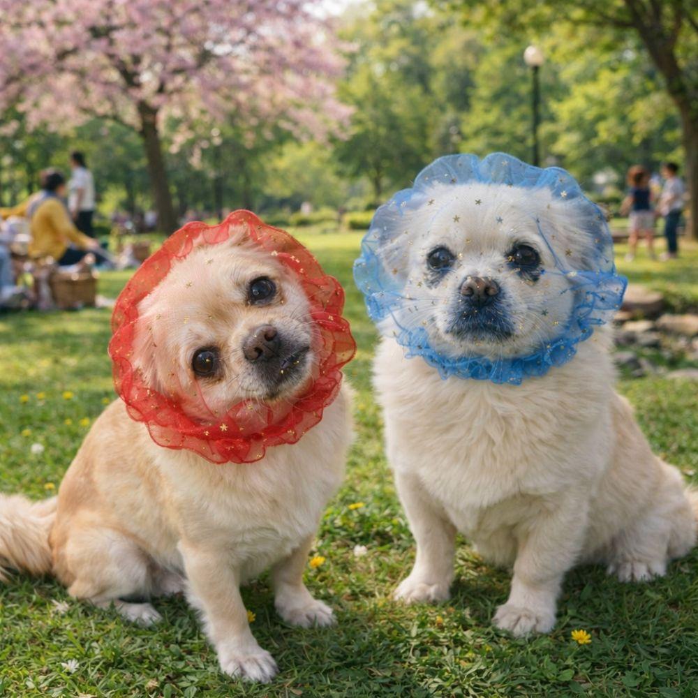 Adjustable Anti-Mosquito Headgear Breathable Anti-Bite Head Cover for Small Dogs Cat
