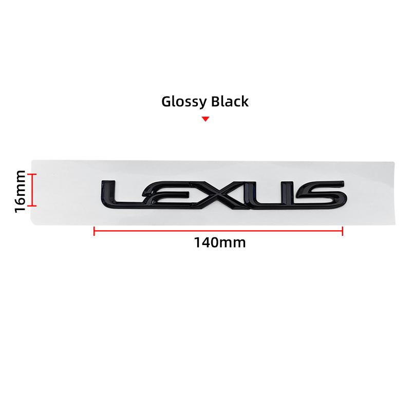 Interior Stickers 3D ABS Car Rear Trunk Emblem Badge Sticker Logo For Lexus ES300 IS300 IS350 ES250 ES350 IS250 CT200H GS350 NX2