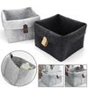 Fashion Minimalist Nordic Style Solid Color Felt Storage Basket For Home Personalized Dormitory Bedroom Toys Miscellaneous Boxes