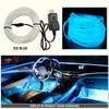 1/3/5M Car Interior Ambient Lights Dashboard Console DIY Flexible Neon Atmosphere Decorative Lamp LED EL Cold Light Strips