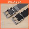 Zinc Alloy Buckled Canvas Belt With Versatile Style For Men Work Travel And