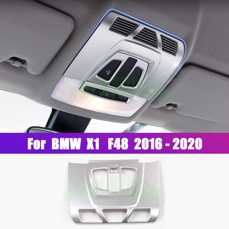 Для BMW X1 F48 2016 цвет углеродного волокна автомобиля внутренняя передняя лампа для чтения лампа крышка панели отделка внутренняя крыша