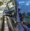 Для Toyota Camry 2006-2011 Декоративная накладка на зеркало заднего вида в стиле карбон, тип "бычий рог"